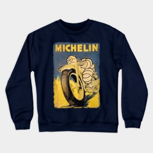 Michelin motorcycle vintage sign Crewneck Sweatshirt